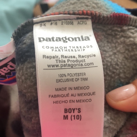 Patagonia synchilla sweatshirt size 10 - Picture 7 of 7